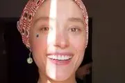 فرشته حسینی همسر نوید محمدزاده به افغانستان رفت /عکس