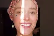 فرشته حسینی همسر نوید محمدزاده به افغانستان رفت /عکس