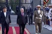 استقبال رسمی از نخست‌وزیر سوریه در سعد آباد