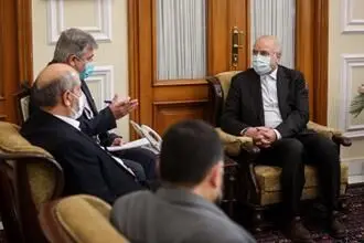 دیدار نایب رئیس دفتر سیاسی جنبش حماس با قالیباف/گزارش تصویری