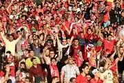 اولین تصاویر از هواداران پرسپولیس در ورزشگاه آزادی