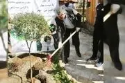 ترویج درختکاری در گروه خودروسازی سایپا