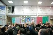 تشییع پیکر مرزبان شهید 