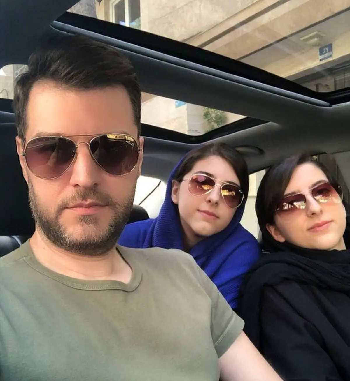 پدر دختری باربد بابایی در ظهر آدینه /عکس