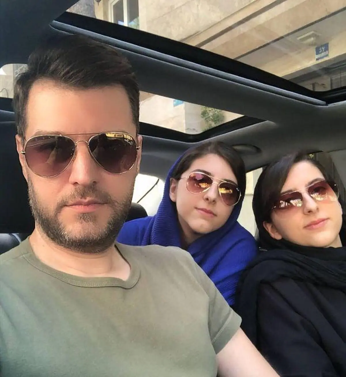 پدر دختری باربد بابایی در ظهر آدینه /عکس