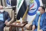 دیدار سفیر جمهوری اسلامی ایران با وزیر دادگستری عراق