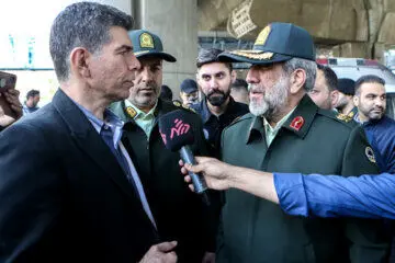 بازسازی صحنه زورگیری اتوبان صدر/ گزارش تصویری