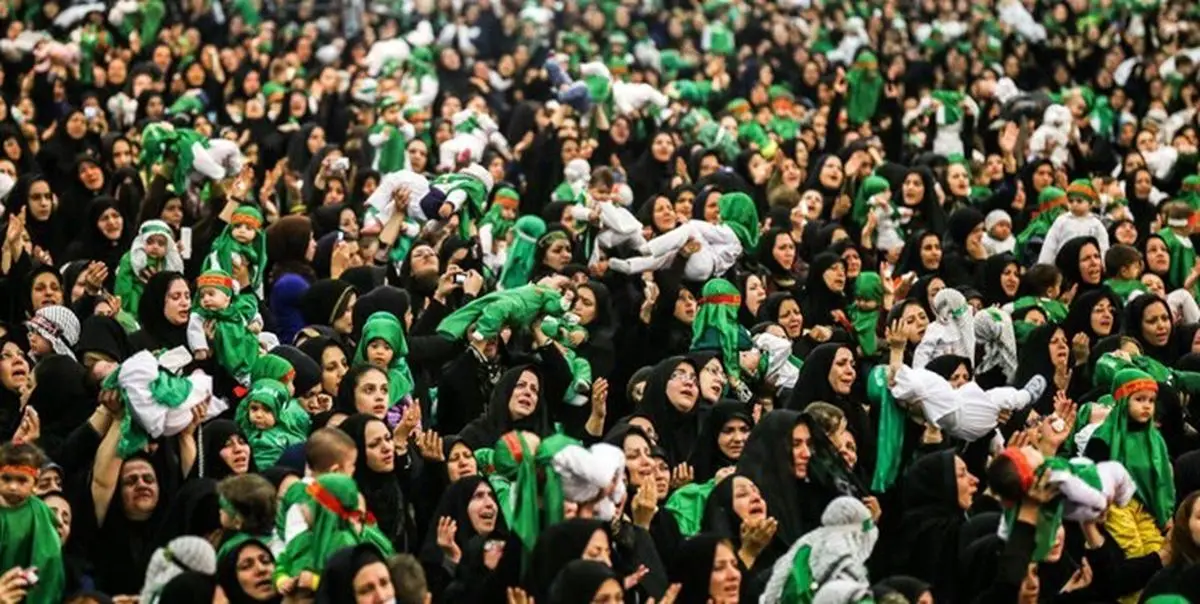 برگزاری مراسم شیرخوارگان حسینی در ۷۵۰۰ نقطه کشور/ فرزندم را نذر قیام امام زمان میکنم +عکس و فیلم