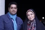 خواهر و پدر آزاده نامداری بر سر مزار آزاده+عکس