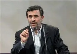 احمدی نژاد: من پارتی مردم در دولت هستم