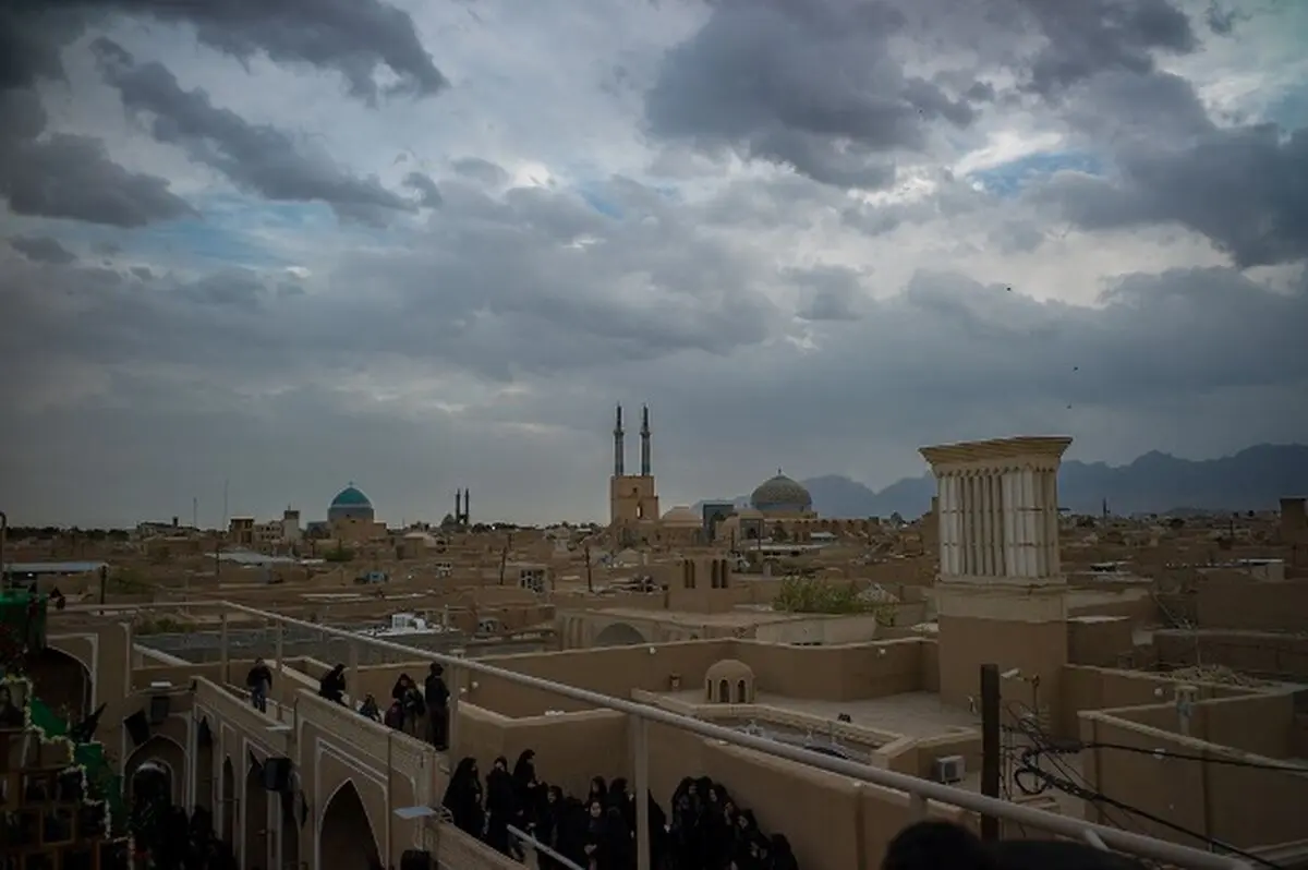 تصویر آخر الزمانی از آسمان مرکز ایران
