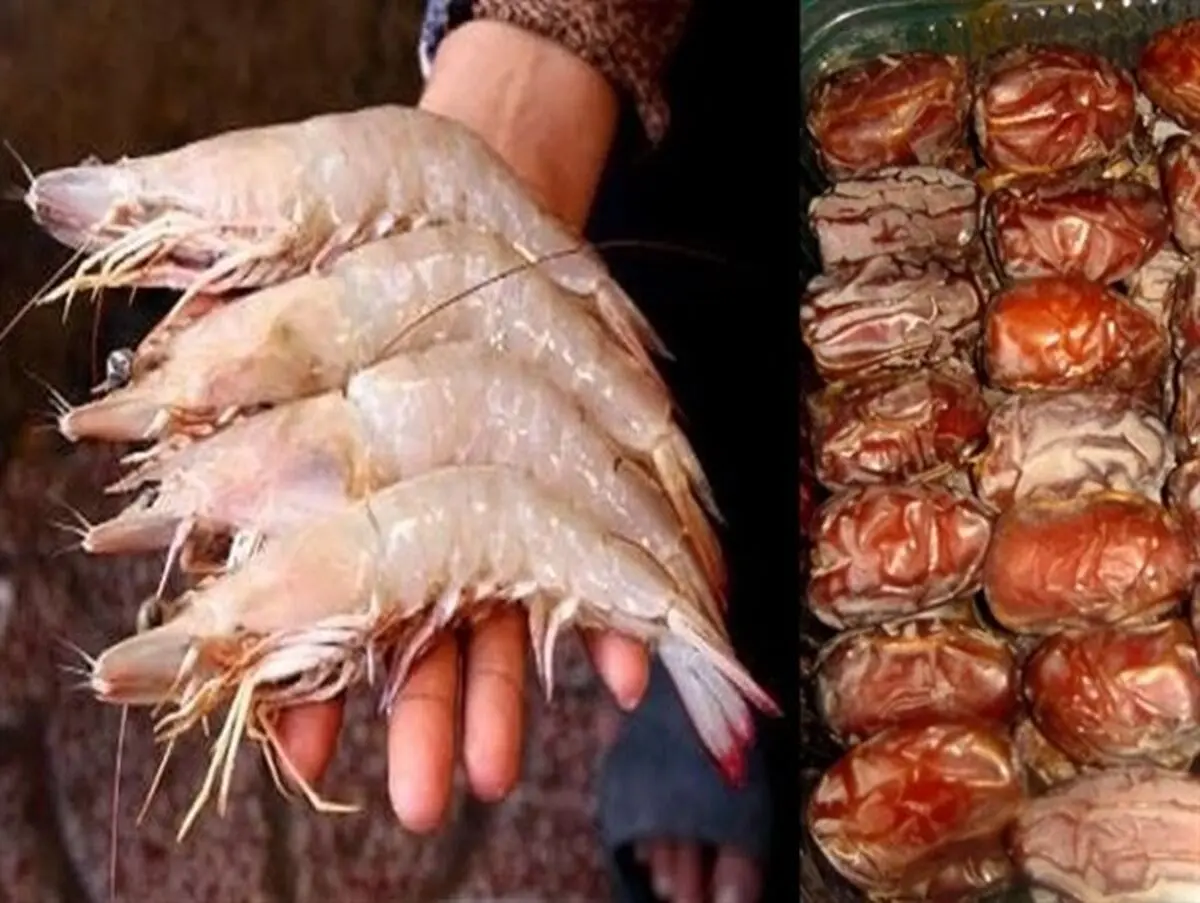خرما و میگو دو محصول استراتژیک کشور