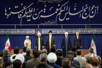 دختران حضرت امام در مراسم تنفیذ ریاست جمهوری حسن روحانی+عکس