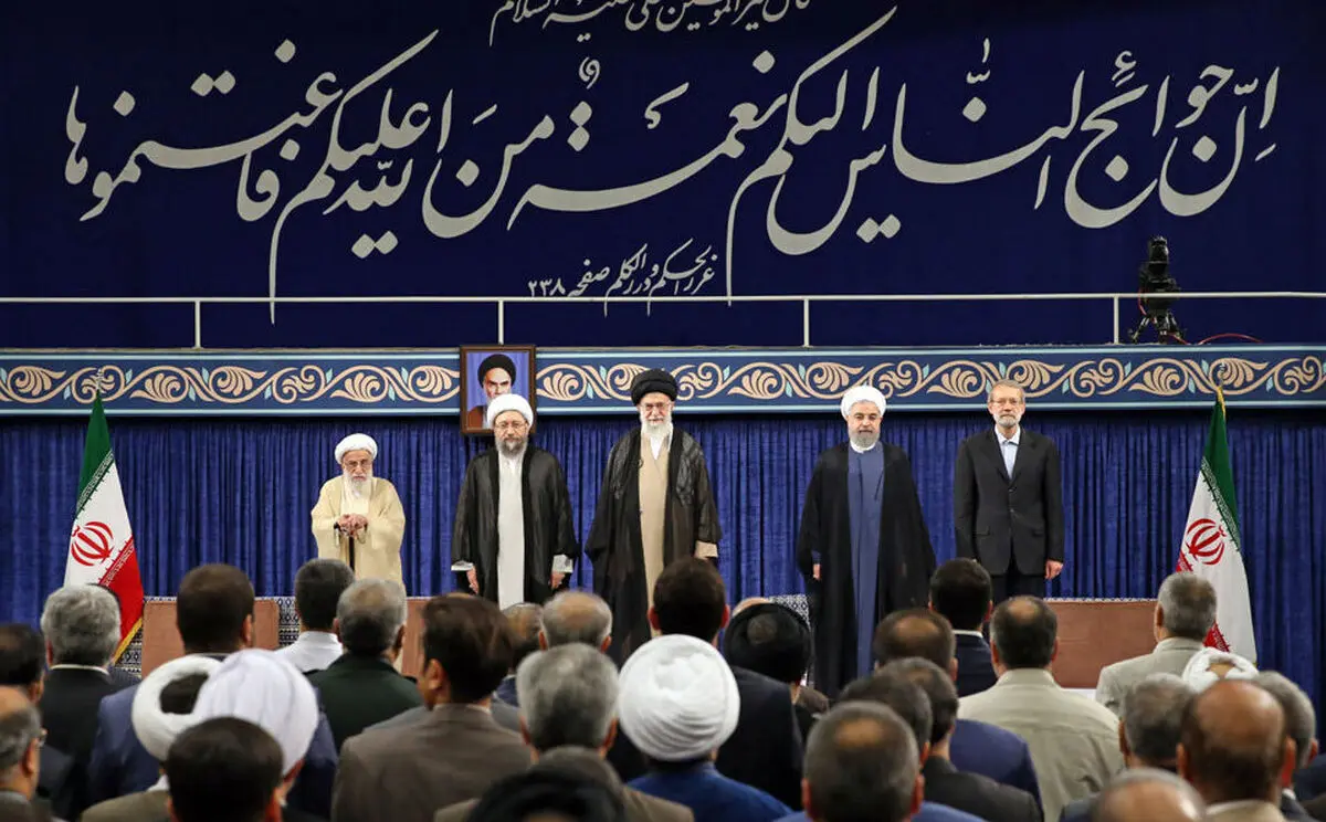 دختران حضرت امام در مراسم تنفیذ ریاست جمهوری حسن روحانی+عکس