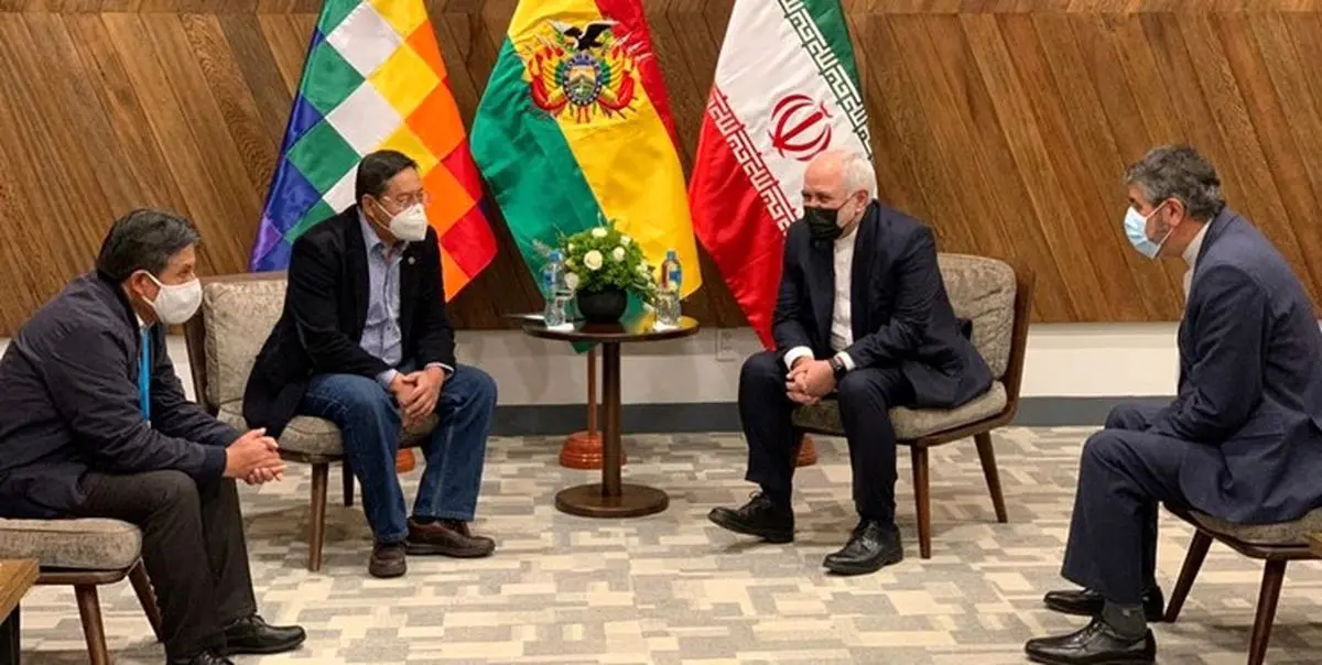 دیدار ظریف با رئیسجمهور منتخب بولیوی