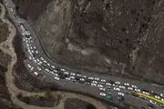  ترافیک سنگین در جاده‌های مازندران