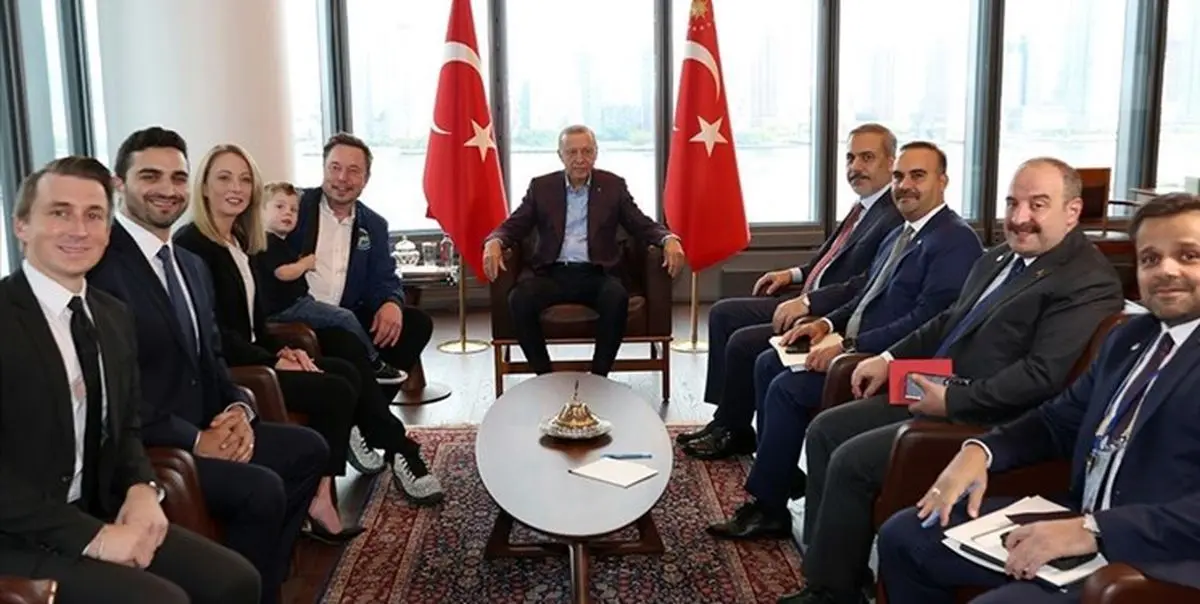 دیدار ایلان ماسک با اردوغان