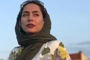 ست چرم سمانه پاکدل و همسر بازیگرش /عکس