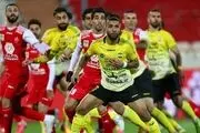 تساوی پرسپولیس و سپاهان در دیدار معوقه هفته هفتم لیگ برتر/ گزارش تصویری