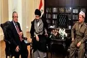 تاکید طالبانی، بارزانی و صدر بر حل اختلافات داخلی عراق