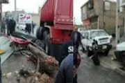 حادثه آفرینی کامیون بدون راننده + تصاویر
