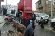 حادثه آفرینی کامیون بدون راننده + تصاویر
