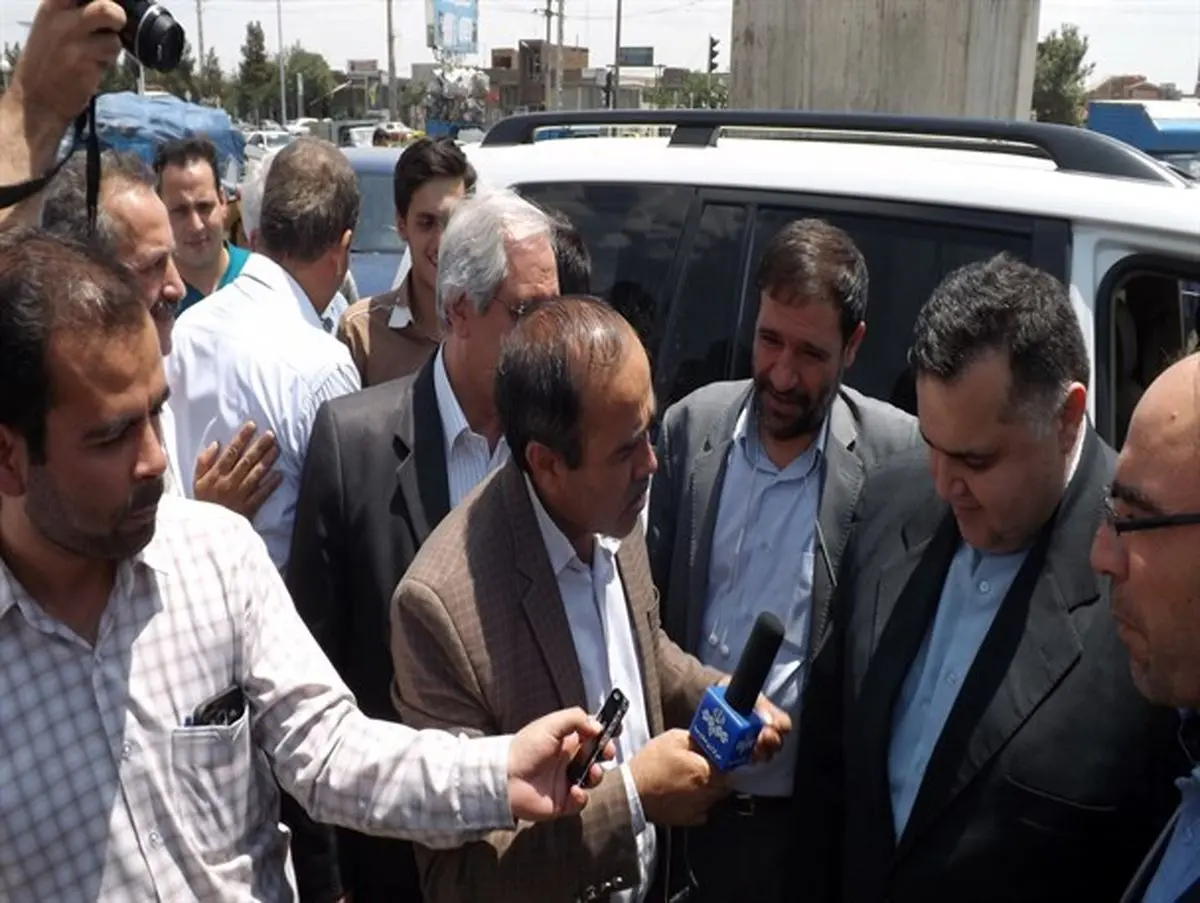بازدید معاون وزیر راه و شهرسازی از پروژه پل میدان معلم بناب+تصاویر