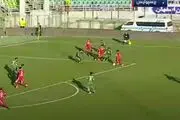 گل اول پرسپولیس به ذوب آهن توسط وحید امیری+ فیلم