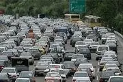  ترافیک فوق سنگین در هراز و فیروزکوه 