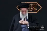تصاویر رهبر انقلاب در دومین شب ایام فاطمیه
