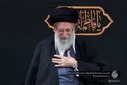 تصاویر رهبر انقلاب در دومین شب ایام فاطمیه