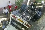 
واژگونی مینی بوس با 2 کشته و 15 مجروح در آذرشهر+تصاویر
