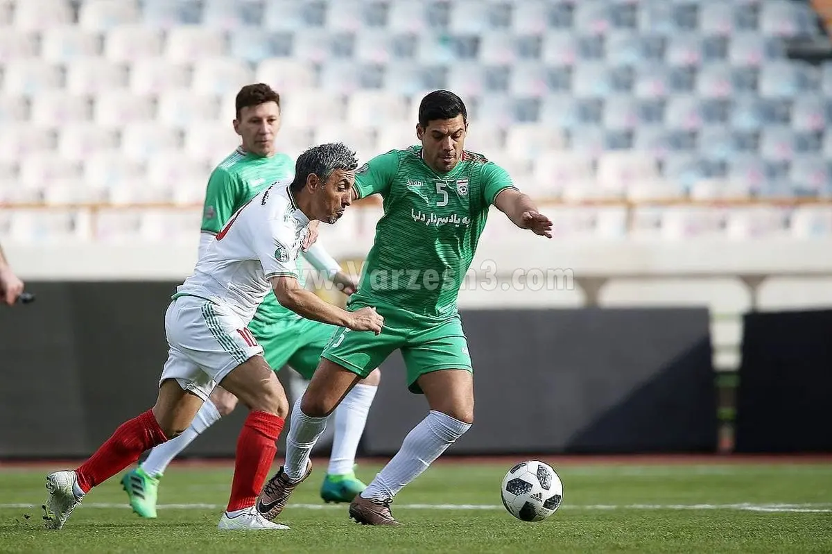 گلزنی خطیبی در جدال پیشکسوتان فوتبال+ عکس