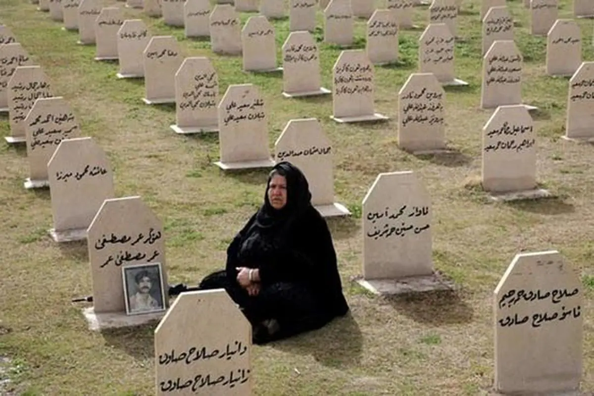 صد‌ها کُرد عراقی روز شنبه در شهر حلبچه گرد هم در آمدند