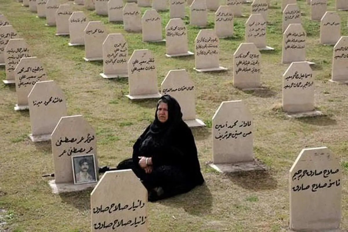 صد‌ها کُرد عراقی روز شنبه در شهر حلبچه گرد هم در آمدند