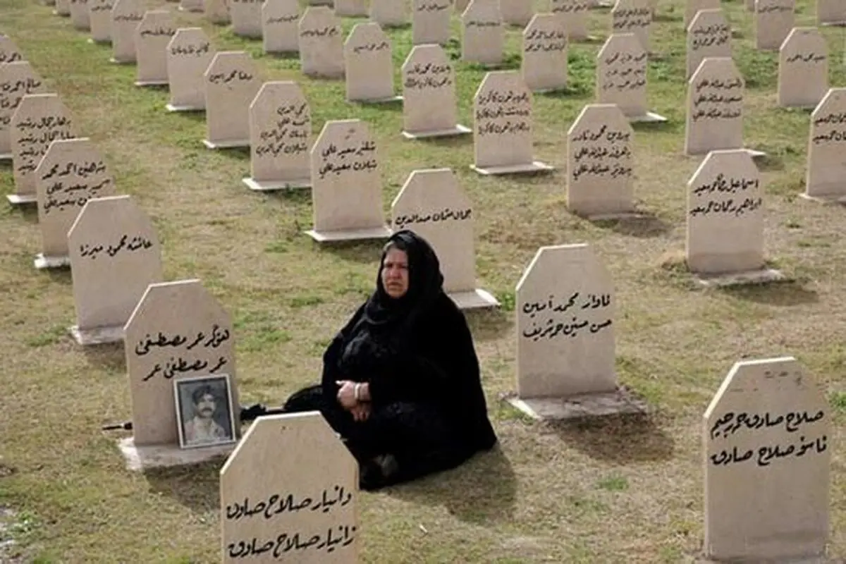 صد‌ها کُرد عراقی روز شنبه در شهر حلبچه گرد هم در آمدند