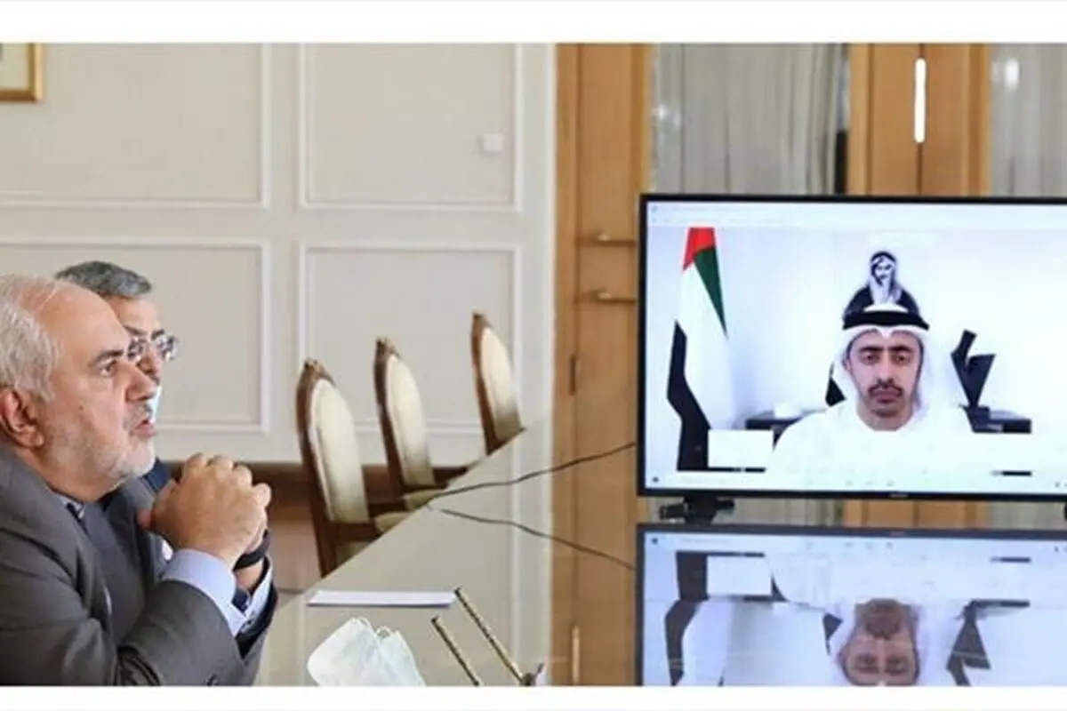 توافق مهم ظریف با  وزیر امور خارجه امارات