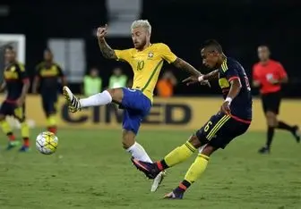 پیروزی برزیل در مقابل کلمبیا در دیداری دوستانه