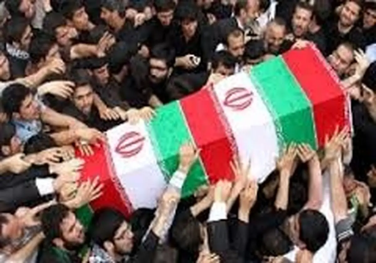 انتقال پیکر سرباز شهید به گلستان