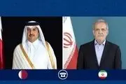 جزئیات تماس تلفنی پزشکیان با امیر قطر/ پزشکیان به امیر قطر چه گفت؟