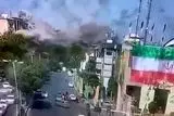  تصاویر تکان دهنده و جدید از  حمله موشکی به تجریش +فیلم
