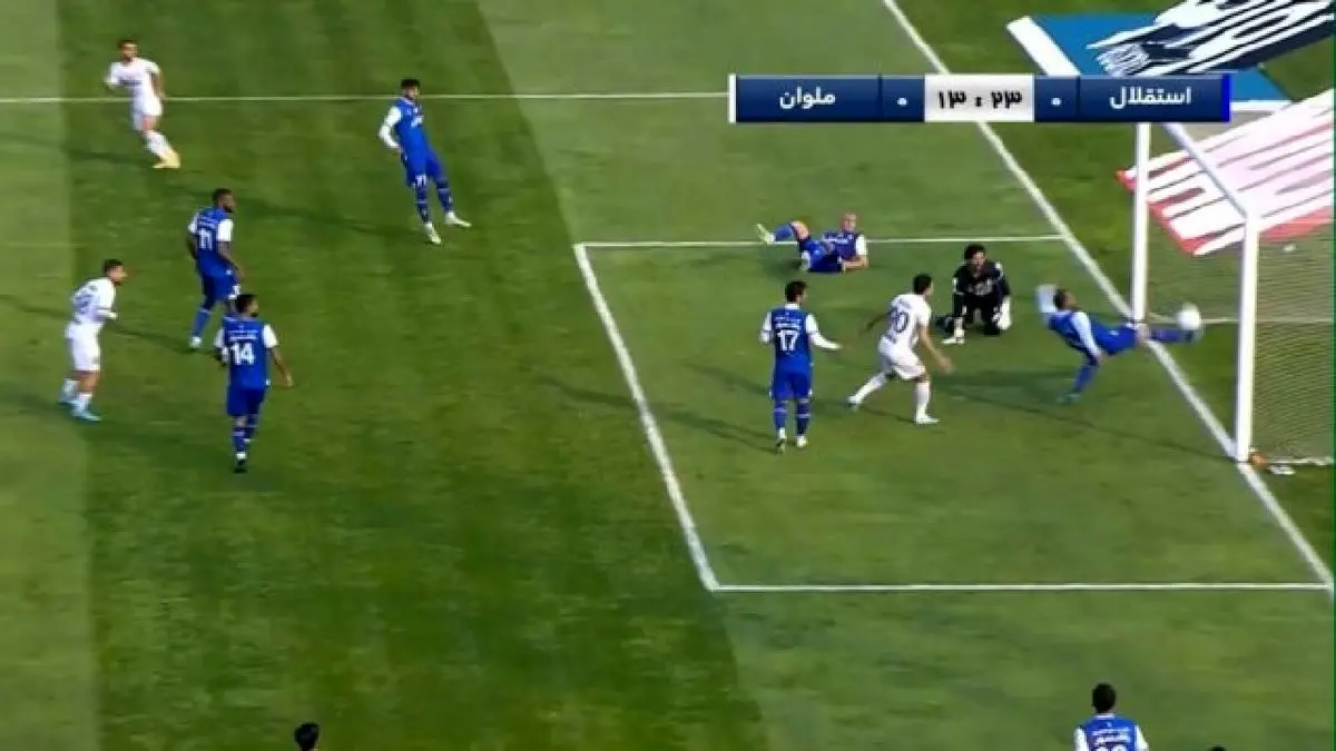 استقلال 4 - ملوان 0/ استقلال ملوان را گلباران کرد