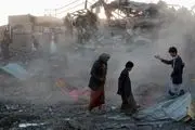 حمله موشکی مبارزان یمنی به محل تجمع نظامیان سعودی