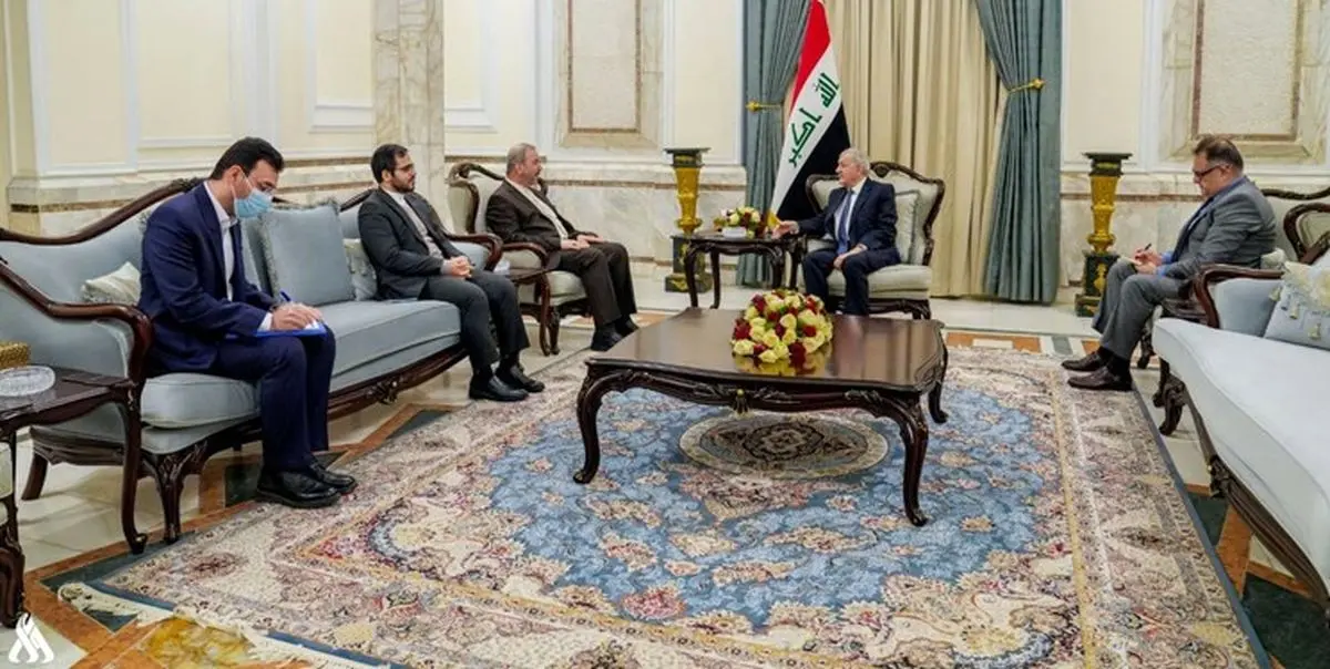 تأکید رئیسجمهور عراق بر لزوم توسعه روابط ایران و عراق