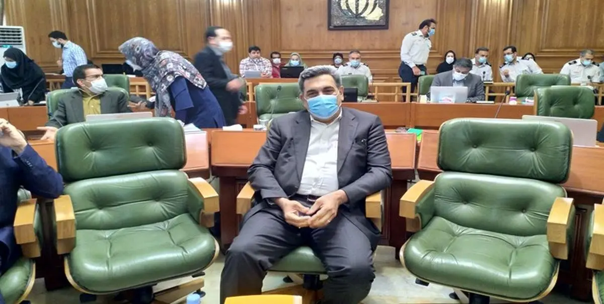 حضور حناچی در جلسه امروز شورای شهر