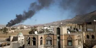 حمله هوایی سعودی به یک کامیون حامل مواد غذایی در یمن