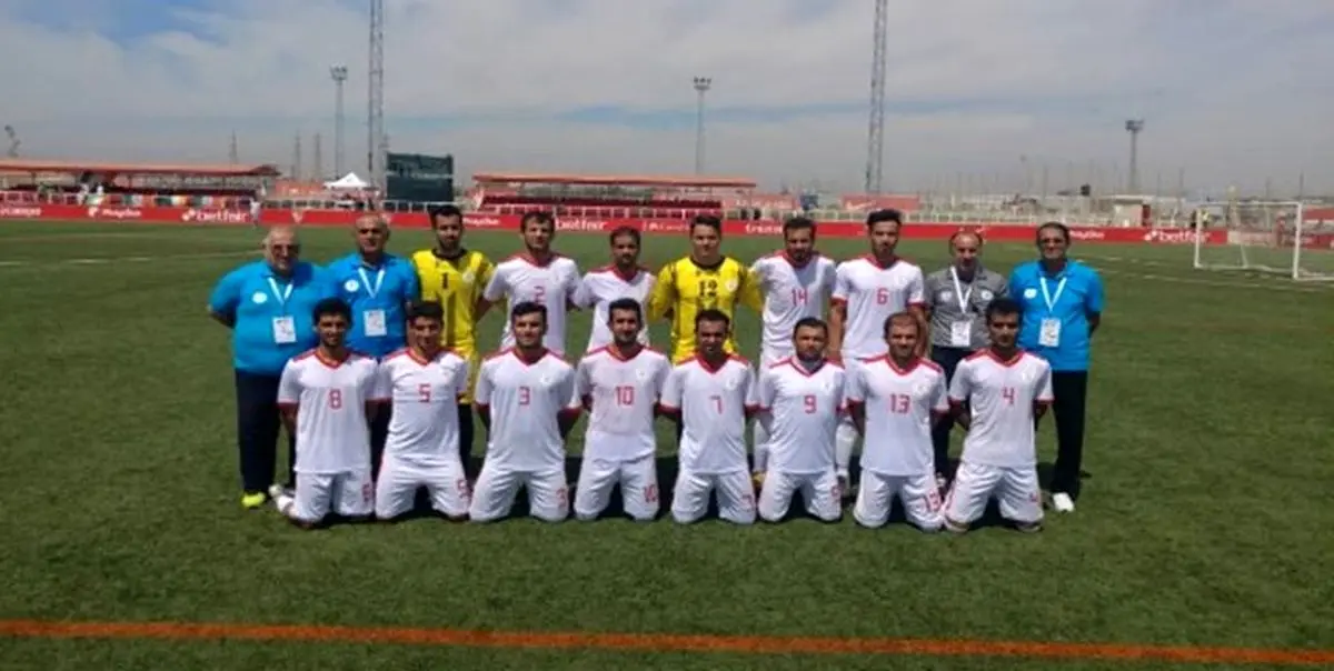 پیروزی ملیپوشان ایران مقابل ایرلند در جام جهانی فوتبال ۷ نفره