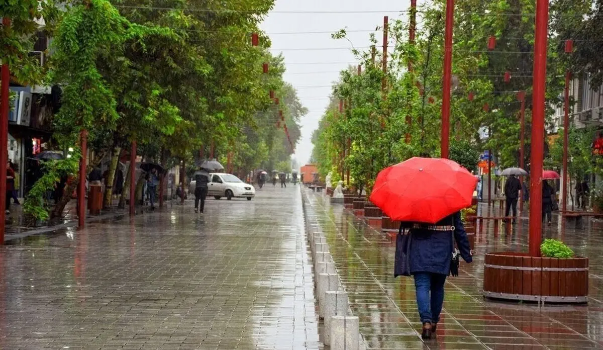 هواشناسی، رگبار باران و رعد و برق در ۱۳ استان کشور