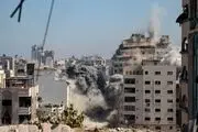 ششمین برج مسکونی در غزه منهدم شد