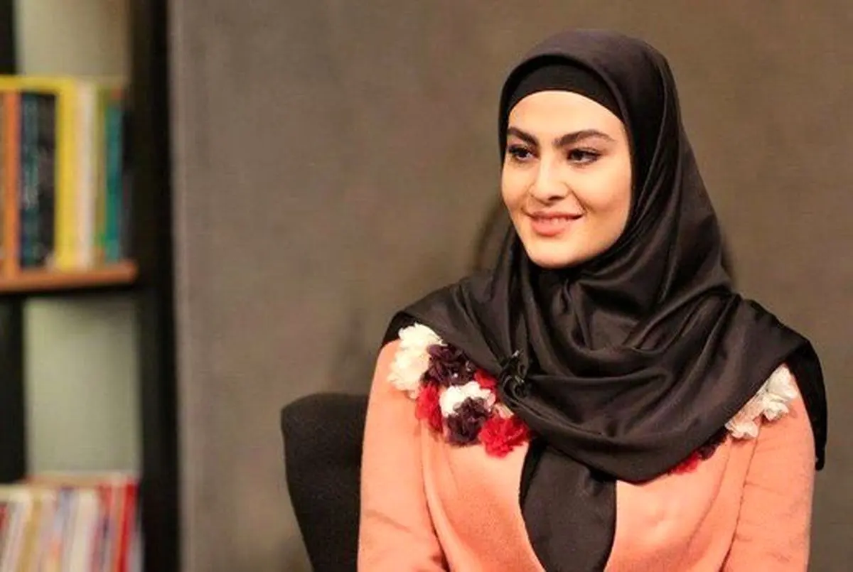 پست پاییزی مریم مومن با برگ زرد خزان /عکس